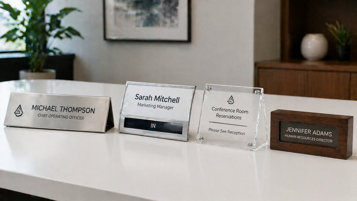 Desktop Nameplate Collection