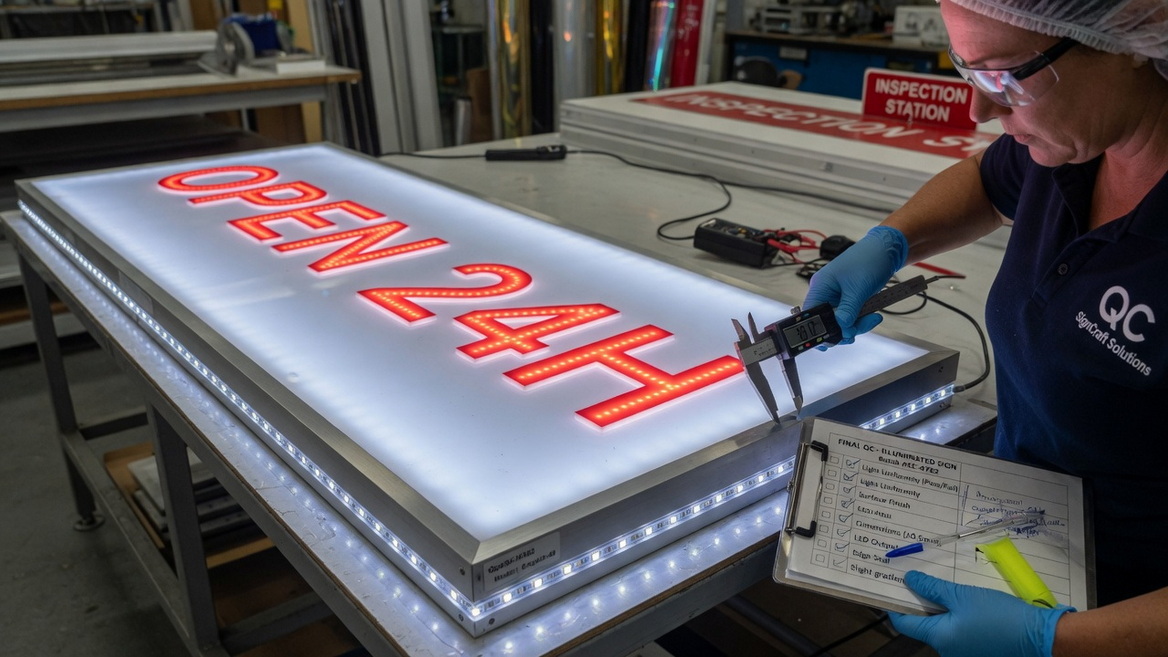 OEM Signage Quality Control Checklist