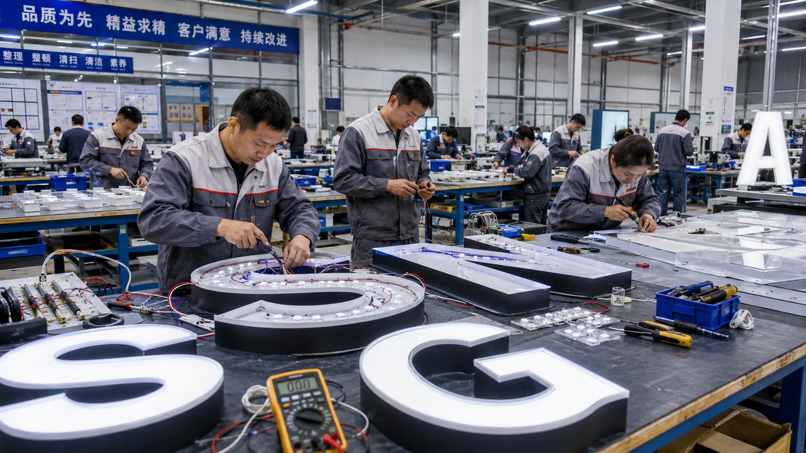 OEM Signage Production Process