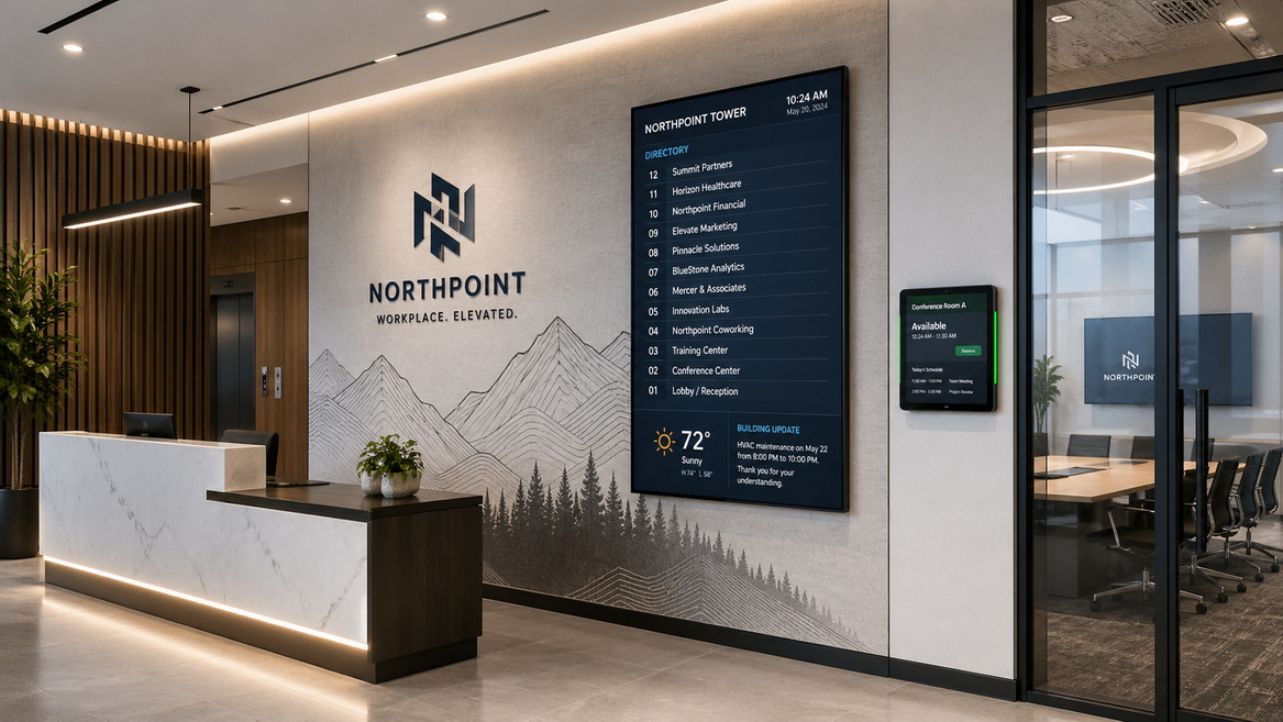 Digital Office Signage Display