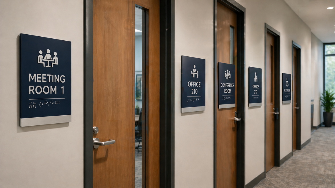 Accessibility Friendly Office Signs