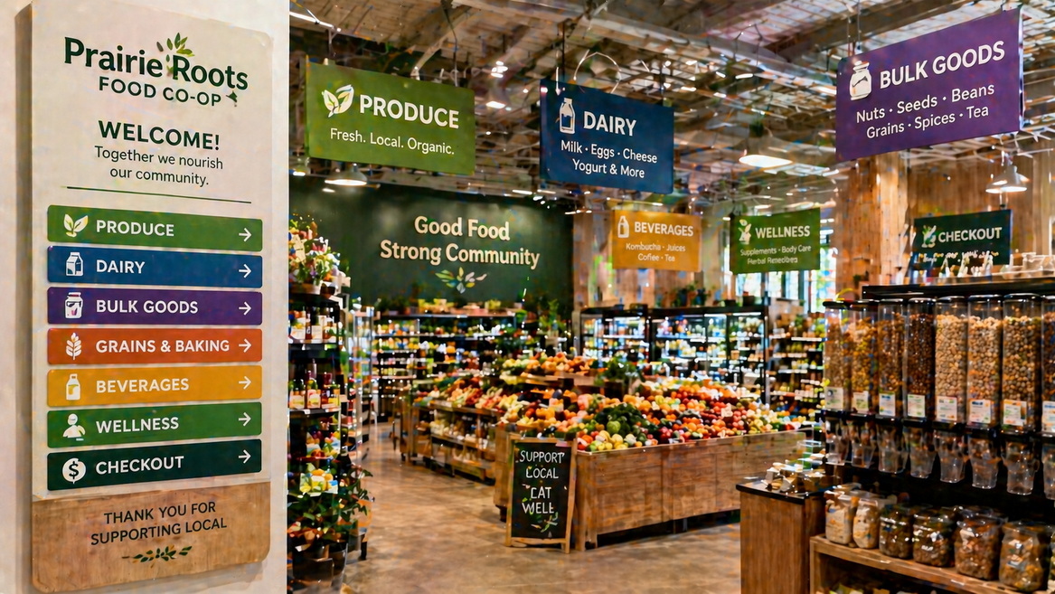 Grocery Store Wayfinding System