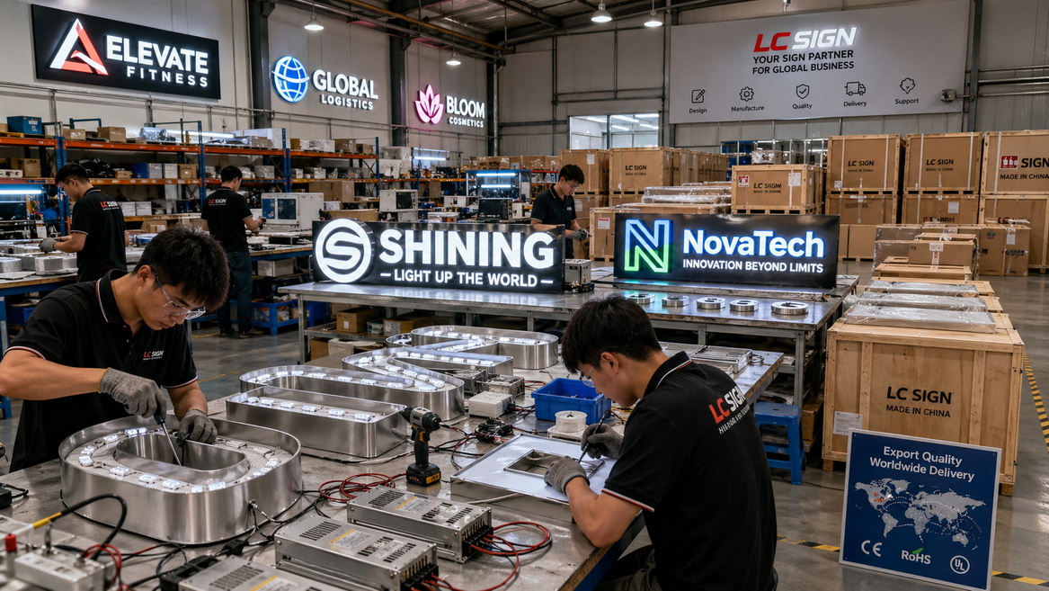 OEM Illuminated Letters Manufacturing