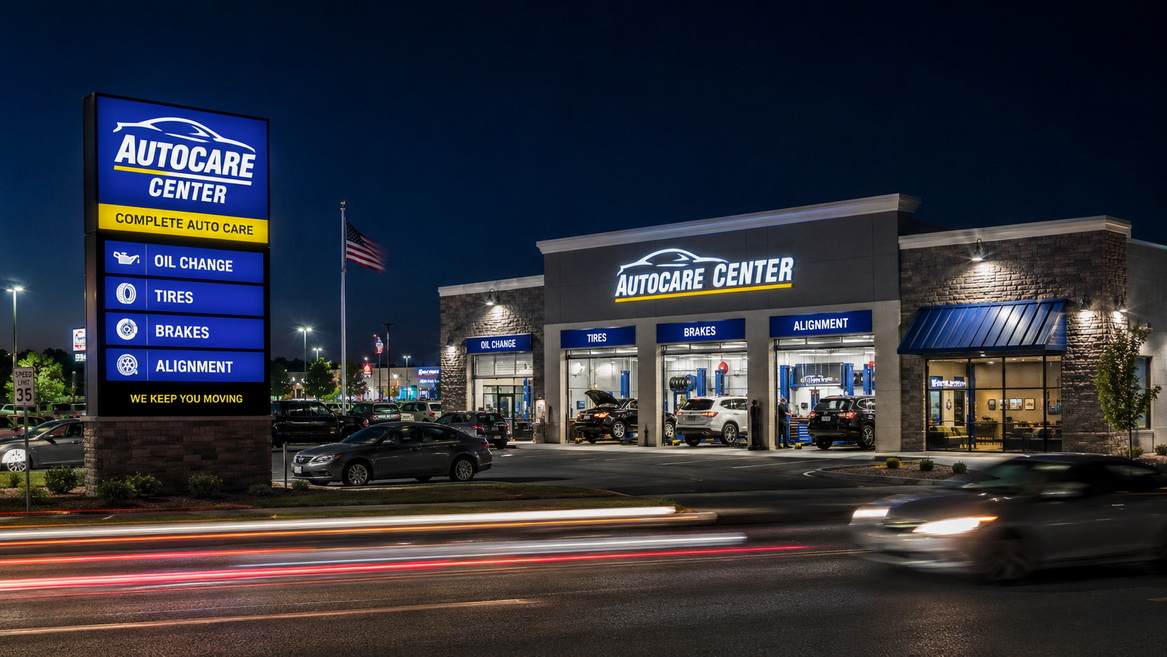 How To Get Your Auto Service Center Signs Noticed