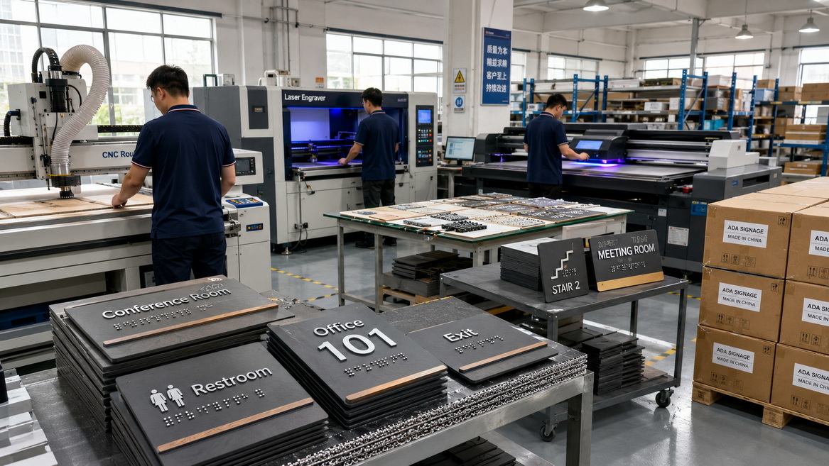 OEM ADA Signage Production Line OEM ADA Signage Production Line