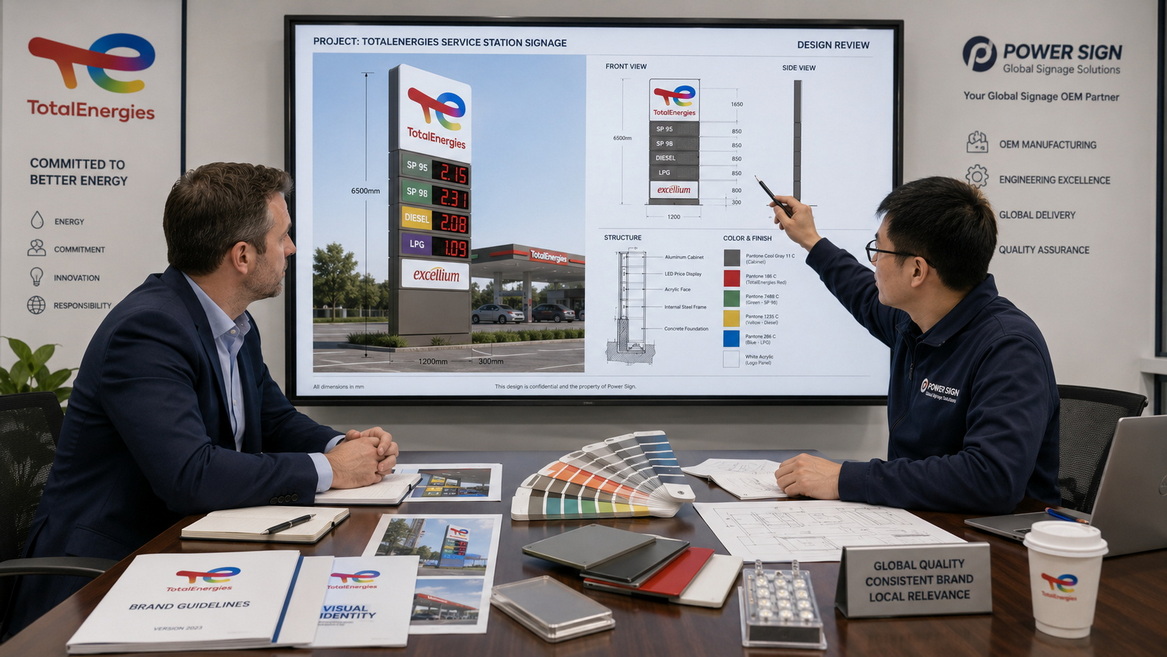 OEM Collaboration For Fuel Station Signage